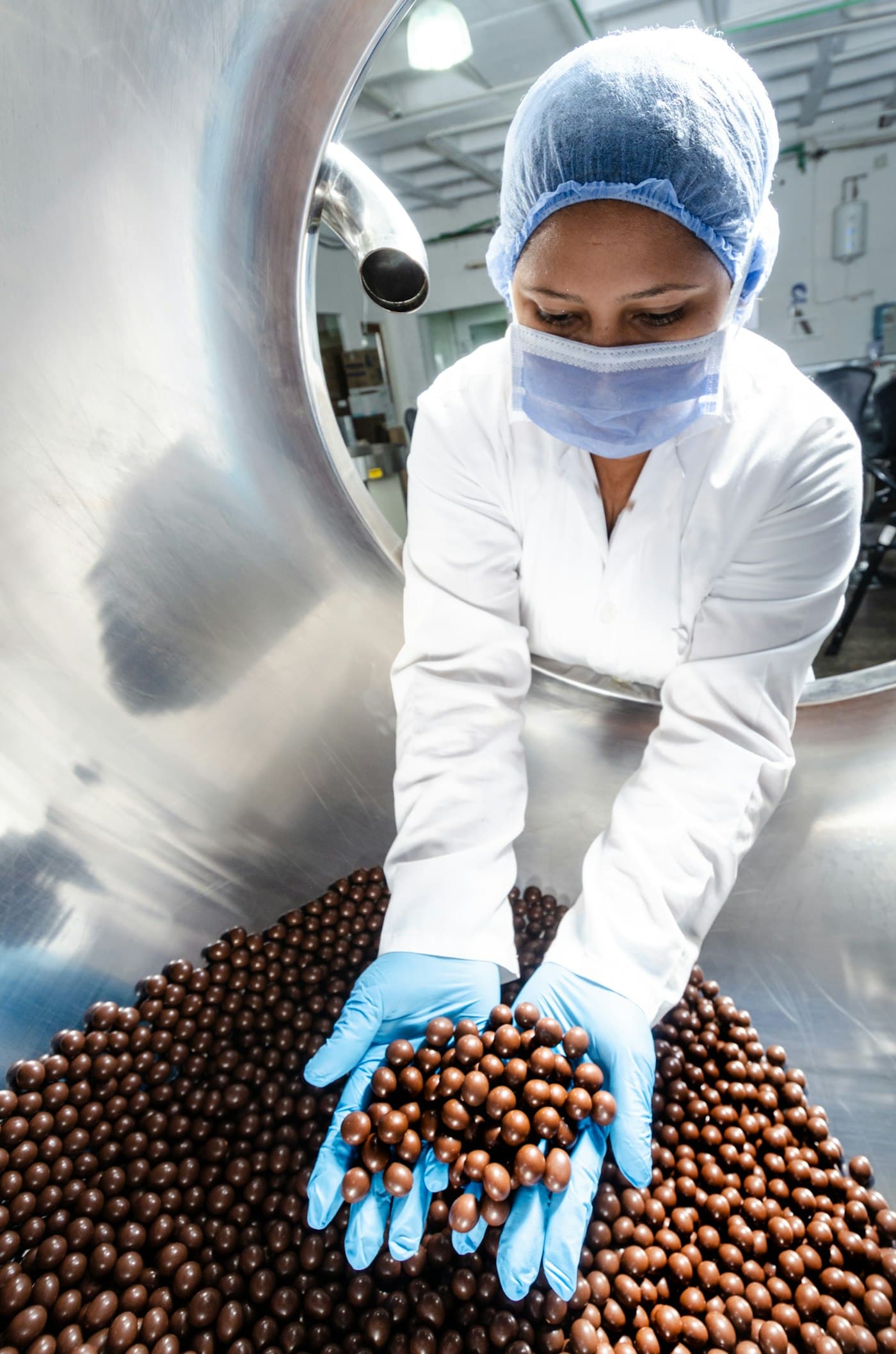Food hygiene experts conducting laboratory analysis
